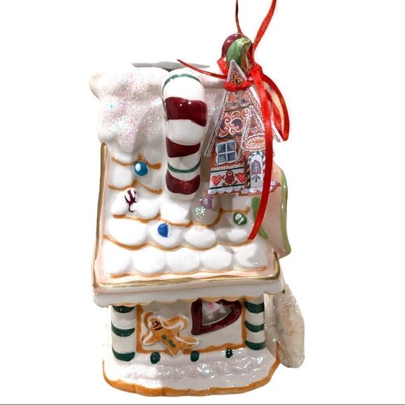 NWT Blue Sky Claywork Mom's Cookie Cottage Candle House - Picture 3 of 5